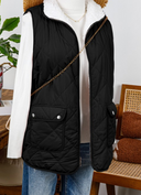 Fleece-Lined Zip-Up Vest (2 colors)-Vests-Rae Collective, Women's Online Fashion Boutique Located in Phoenix, Arizona (Scottsdale Area)