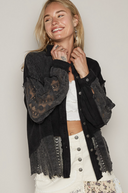 POL Lace Jean Jacket-Jackets-Rae Collective, Women's Online Fashion Boutique Located in Phoenix, Arizona (Scottsdale Area)