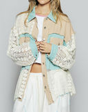 POL Lace Jean Jacket-Jackets-Krush Kandy, Women's Online Fashion Boutique Located in Phoenix, Arizona (Scottsdale Area)
