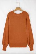 Rust Classic Crewneck Sweater
