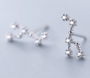 925 Sterling Silver CZ Constellation Stud Earrings-Earrings-Krush Kandy, Women's Online Fashion Boutique Located in Phoenix, Arizona (Scottsdale Area)