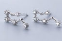 925 Sterling Silver CZ Constellation Stud Earrings-Earrings-Rae Collective, Women's Online Fashion Boutique Located in Phoenix, Arizona (Scottsdale Area)