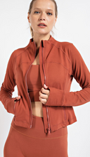 BUTTER LONG SLEEVE CROP DEFINE JACKET-Krush Kandy, Women's Online Fashion Boutique Located in Phoenix, Arizona (Scottsdale Area)