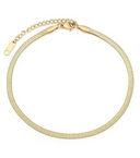 Sterling Snake Chain Anklet-Anklets-Krush Kandy, Women's Online Fashion Boutique Located in Phoenix, Arizona (Scottsdale Area)