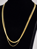 The Classic Snake Bone and Chain Gold Necklace-Necklaces-Rae Collective, Women's Online Fashion Boutique Located in Phoenix, Arizona (Scottsdale Area)