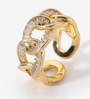 CZ Big Lights Bigger Crystals Band Ring-Krush Kandy, Women's Online Fashion Boutique Located in Phoenix, Arizona (Scottsdale Area)