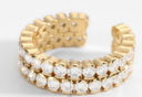 CZ Double Crystal Ball Band Ring-Krush Kandy, Women's Online Fashion Boutique Located in Phoenix, Arizona (Scottsdale Area)