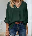 My Priority V Neck Shirt | S-2X, 10 Colors-Short Sleeve Tops-Krush Kandy, Women's Online Fashion Boutique Located in Phoenix, Arizona (Scottsdale Area)