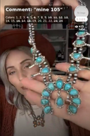 Horseshoe Blossom Desert Pearl Necklace MADE TO ORDER-Squash Blossom Necklaces-Rae Collective, Women's Online Fashion Boutique Located in Phoenix, Arizona (Scottsdale Area)