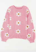 Sweet Daisy Sweater-Sweaters-Krush Kandy, Women's Online Fashion Boutique Located in Phoenix, Arizona (Scottsdale Area)