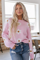 Sweet Daisy Sweater-Sweaters-Krush Kandy, Women's Online Fashion Boutique Located in Phoenix, Arizona (Scottsdale Area)