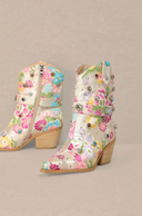 Embroidered Gem Cowgirl Boot-Boots-Rae Collective, Women's Online Fashion Boutique Located in Phoenix, Arizona (Scottsdale Area)