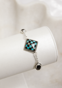 Checkered Stone Bracelet | Krush Kouture-Chain Bracelets-Rae Collective, Women's Online Fashion Boutique Located in Phoenix, Arizona (Scottsdale Area)