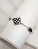 Checkered Stone Bracelet | Krush Kouture-Chain Bracelets-Rae Collective, Women's Online Fashion Boutique Located in Phoenix, Arizona (Scottsdale Area)