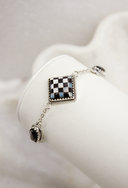 Checkered Stone Bracelet | Krush Kouture-Chain Bracelets-Rae Collective, Women's Online Fashion Boutique Located in Phoenix, Arizona (Scottsdale Area)