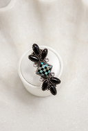 Petal & Stone Checkered Cluster-Cluster Rings-Rae Collective, Women's Online Fashion Boutique Located in Phoenix, Arizona (Scottsdale Area)