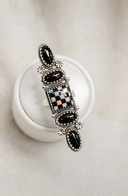 Queens Move Checkered Ring-Cluster Rings-Rae Collective, Women's Online Fashion Boutique Located in Phoenix, Arizona (Scottsdale Area)