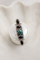 Queens Move Checkered Ring-Cluster Rings-Rae Collective, Women's Online Fashion Boutique Located in Phoenix, Arizona (Scottsdale Area)