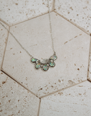 Half Cluster Blossom Necklace-Chain Necklaces-Rae Collective, Women's Online Fashion Boutique Located in Phoenix, Arizona (Scottsdale Area)