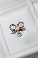 Stone Drop Bow Ring-Cluster Rings-Rae Collective, Women's Online Fashion Boutique Located in Phoenix, Arizona (Scottsdale Area)