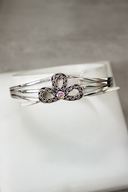 Simple Statement Sterling Bow Cuff-Chain Bracelets-Rae Collective, Women's Online Fashion Boutique Located in Phoenix, Arizona (Scottsdale Area)