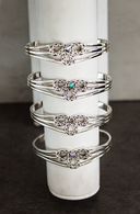 Simple Statement Sterling Bow Cuff-Chain Bracelets-Rae Collective, Women's Online Fashion Boutique Located in Phoenix, Arizona (Scottsdale Area)