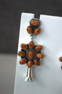 Squash Blossom Stone Statement Earrings-Stud Earrings-Rae Collective, Women's Online Fashion Boutique Located in Phoenix, Arizona (Scottsdale Area)