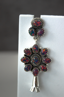 Squash Blossom Stone Statement Earrings-Stud Earrings-Rae Collective, Women's Online Fashion Boutique Located in Phoenix, Arizona (Scottsdale Area)