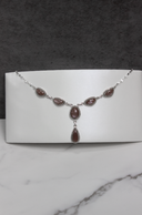 Rowan Stone Drop Necklaces-Chain Necklaces-Rae Collective, Women's Online Fashion Boutique Located in Phoenix, Arizona (Scottsdale Area)