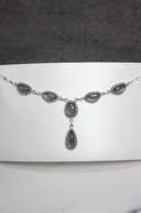Rowan Stone Drop Necklaces-Chain Necklaces-Krush Kandy, Women's Online Fashion Boutique Located in Phoenix, Arizona (Scottsdale Area)