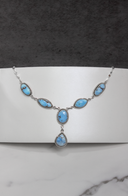 Rowan Stone Drop Necklaces-Chain Necklaces-Krush Kandy, Women's Online Fashion Boutique Located in Phoenix, Arizona (Scottsdale Area)
