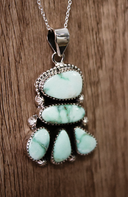 Paloma Stone Cluster Necklace-Chain Necklaces-Rae Collective, Women's Online Fashion Boutique Located in Phoenix, Arizona (Scottsdale Area)