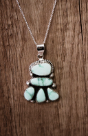 Paloma Stone Cluster Necklace-Chain Necklaces-Rae Collective, Women's Online Fashion Boutique Located in Phoenix, Arizona (Scottsdale Area)