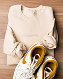 Overthinker Embroidery Graphic Sweatshirt-Krush Kandy, Women's Online Fashion Boutique Located in Phoenix, Arizona (Scottsdale Area)