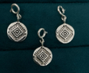 Sterling Silver Aztec Design Charm-Necklaces-Krush Kandy, Women's Online Fashion Boutique Located in Phoenix, Arizona (Scottsdale Area)