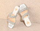 Sparkle & Shine Metallic Sandals-Sandals-Krush Kandy, Women's Online Fashion Boutique Located in Phoenix, Arizona (Scottsdale Area)