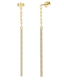 Tassel Minimalist Threader Earrings-Earrings-Krush Kandy, Women's Online Fashion Boutique Located in Phoenix, Arizona (Scottsdale Area)