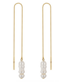 Chic Pearl Tassel Threader Earrings-Earrings-Krush Kandy, Women's Online Fashion Boutique Located in Phoenix, Arizona (Scottsdale Area)