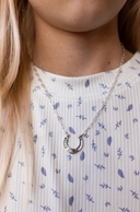 Horseshoe Harmony Single Stone Necklace-Chain Necklaces-Rae Collective, Women's Online Fashion Boutique Located in Phoenix, Arizona (Scottsdale Area)