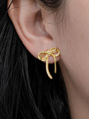 Bowknot Dainty Stud Earrings-Earrings-Krush Kandy, Women's Online Fashion Boutique Located in Phoenix, Arizona (Scottsdale Area)