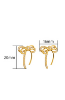 Bowknot Dainty Stud Earrings-Earrings-Krush Kandy, Women's Online Fashion Boutique Located in Phoenix, Arizona (Scottsdale Area)