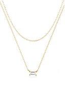 Crystal Minimalist Multi Strand Necklace-Necklaces-Krush Kandy, Women's Online Fashion Boutique Located in Phoenix, Arizona (Scottsdale Area)