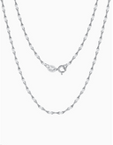 Sterling Silver Minimalist Chain Necklace-Chain Necklaces-Krush Kandy, Women's Online Fashion Boutique Located in Phoenix, Arizona (Scottsdale Area)
