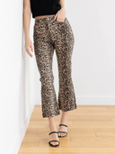 Leopard High Rise Tonal Crop Flare-Pants-Krush Kandy, Women's Online Fashion Boutique Located in Phoenix, Arizona (Scottsdale Area)