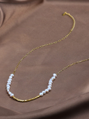 Freshwater Pearl Geometric Vintage Beaded Necklace-Necklaces-Krush Kandy, Women's Online Fashion Boutique Located in Phoenix, Arizona (Scottsdale Area)