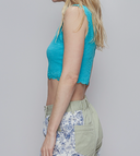 POL Knit V-Neck Lace Crop-Tops-Krush Kandy, Women's Online Fashion Boutique Located in Phoenix, Arizona (Scottsdale Area)