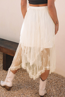Lace Cascading Tiered High Waist Maxi Skirt-Skirts-Krush Kandy, Women's Online Fashion Boutique Located in Phoenix, Arizona (Scottsdale Area)