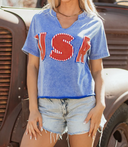 USA Vintage Spirit Tee-Tops-Krush Kandy, Women's Online Fashion Boutique Located in Phoenix, Arizona (Scottsdale Area)