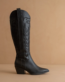 The Samara Black | Embroidered Western Tall Boot-Rae Collective, Women's Online Fashion Boutique Located in Phoenix, Arizona (Scottsdale Area)