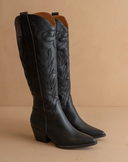 The Samara Black | Embroidered Western Tall Boot-Rae Collective, Women's Online Fashion Boutique Located in Phoenix, Arizona (Scottsdale Area)